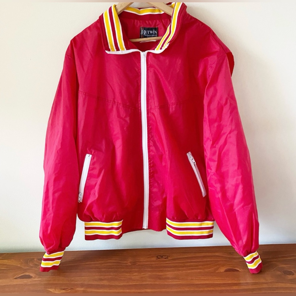Vintage Butwin size XL Varsity Red Jacket Kansas City Chiefs